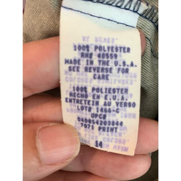 Inseparables vintage padded shoulders floral tapestry buttoned blouse size M - Picture 4 of 9